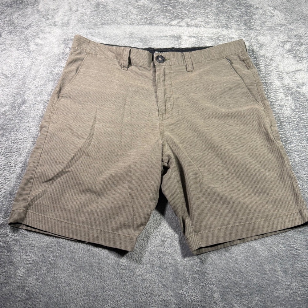 Billabong A/Div Adventure Division Mens Brown Micro Stripe Hybrid Shorts Size 33